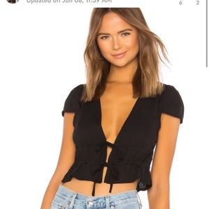 Superdown Sara Tie Top
